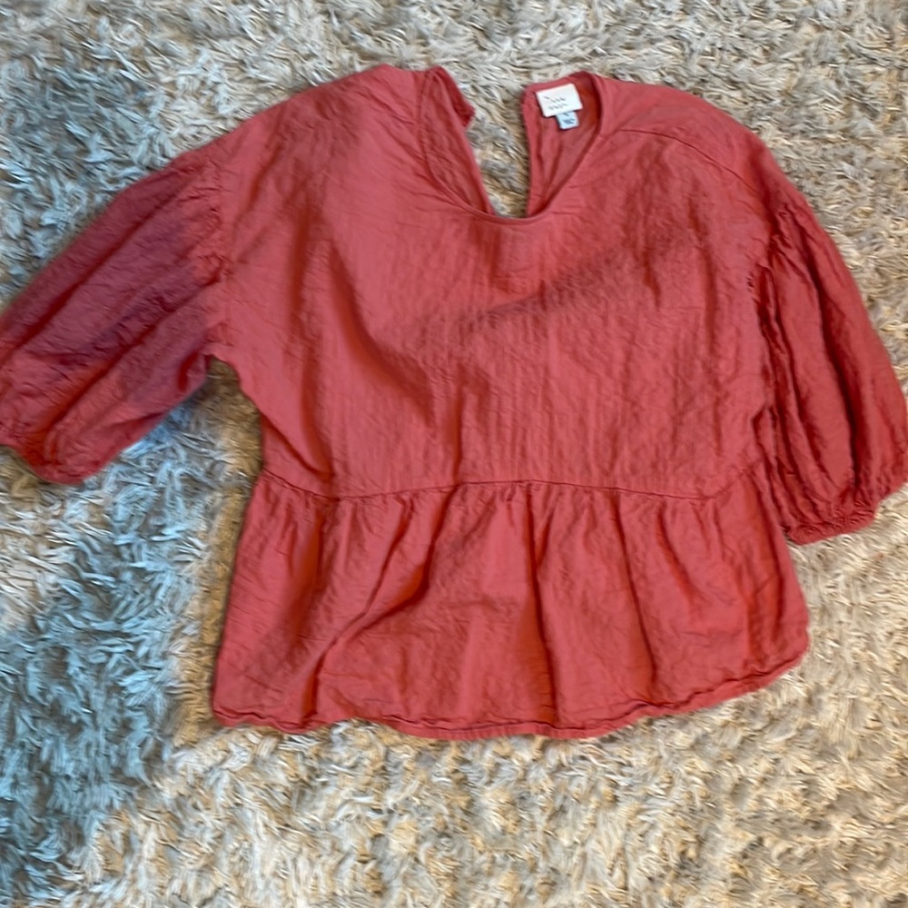Red/pink blouse from target - a new day
